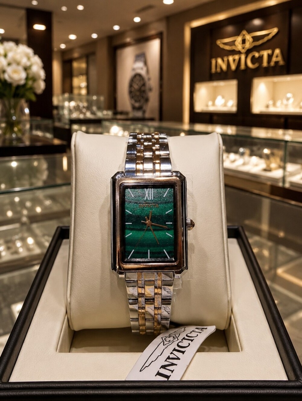 NIB Invicta Specialty Women's Two-Tone Green Dial Watch - 69322 |  MSRP $199